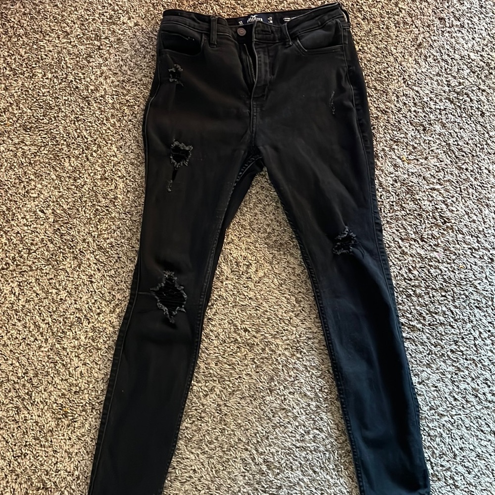 High rise hollister jeans